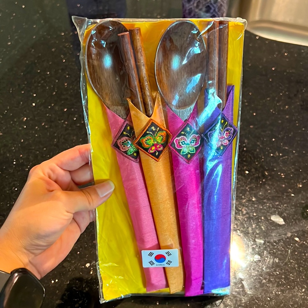 Korean wooden set
